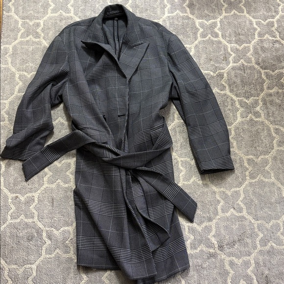 INC International Concepts Other - Men's Gray Plaid Coat